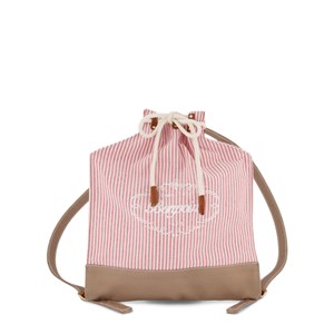 Bonpoint Pink Branded Backpack One Size