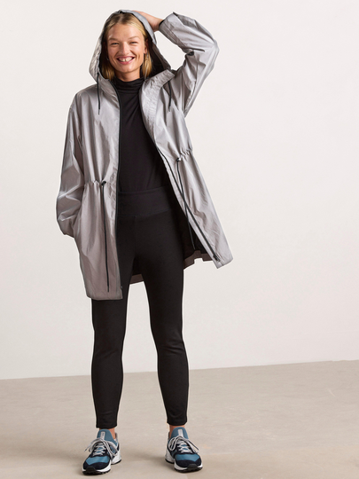 Reflekterande parkas med huva