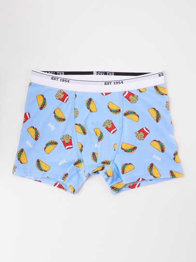 Boxershorts med snabbmat