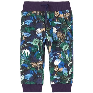 Kenzo Lion Print Mjukisbyxor Marinblå 9 mån