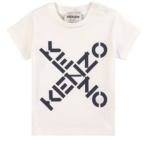 Kenzo Logo T-shirt Gräddvit 9 mån