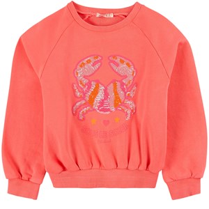 Billieblush Sequin Crab Tröja Korallröd 2 år