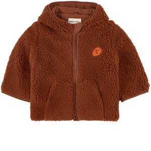 Bobo Choses Face Embroidery Jacka Tandoori Spice 3-6 mån