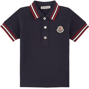 Moncler Logo Pikétröja Marinblå 18-24 mån