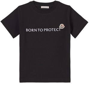 Moncler Logo T-shirt Svart 4 år