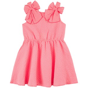 Billieblush Rutig Klänning Rosa 3 år