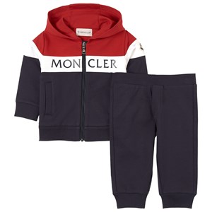 Moncler Color Block Branded Träningsställ Marinblått 18-24 mån
