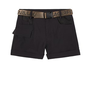 Karl Lagerfeld Kids Logo Shorts Svarta 6 år