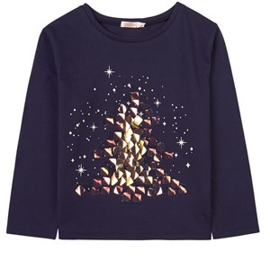 Billieblush Sparkly Christmas Tree Tröja Marinblå 3 år