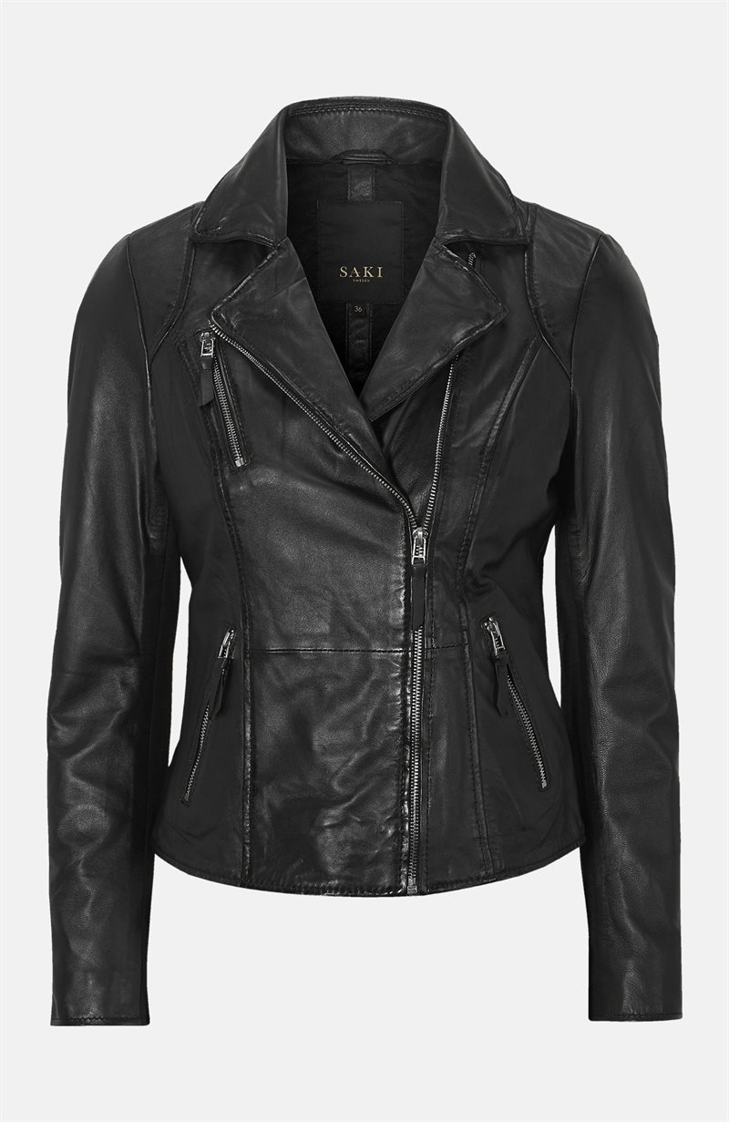 Skinnjacka i bikermodell Filippa
