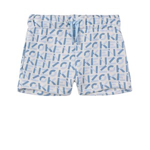 Kenzo Cream and Blue Bermuda Shorts 9 mån