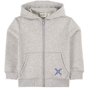 Kenzo Logo Huvtröja Grå melange 6 år