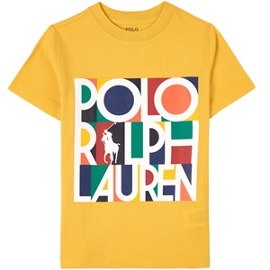 Ralph Lauren Logo T-shirt Gul 2 år