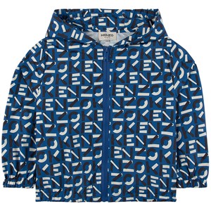 Kenzo Logo Vindjacka Blå 3 år