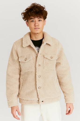 Studio Total Jacka Trucker Jacket Pile Natur