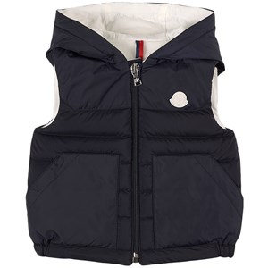 Moncler Raffia Täckväst Marinblå 12-18 mån