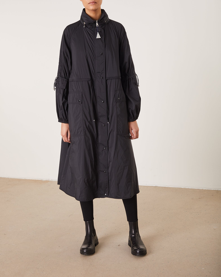 Moncler Jacka Lins Long Parka Svart