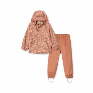 Liewood Parker Softshell Jacka Och Byxor-set Mini Leo/Tuscany Rose 4 år