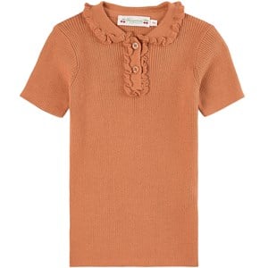 Bonpoint Anyssa Rib Pikétröja Brun 8 år