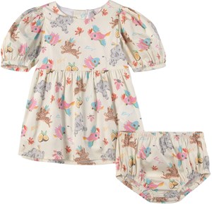 Kenzo Cream Floral Dress and Knickers 18 mån
