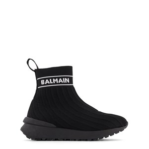 Balmain Logo Sock Sneakers Svarta 38 EU