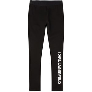 Karl Lagerfeld Kids Logo Leggings Svarta 4 år