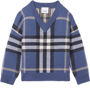Burberry Check Denny Tröja Blå 14 år