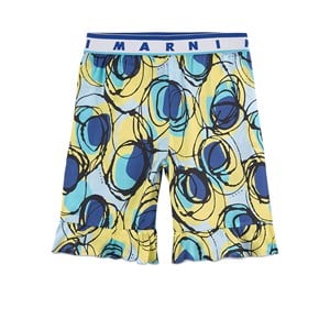 Marni Blue Print Shorts 4 år