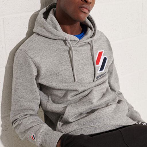 Sportstyle Applique Hood Sweatsshirt