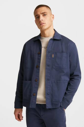 Studio Total Overshirt ICON™ Twill Overshirt Blå