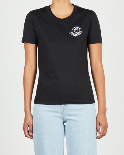 Moncler Topp SS T-Shirt L Svart 004