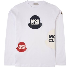 Moncler Maglia T-shirt Vit 10 år