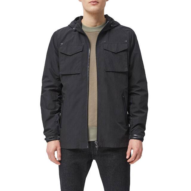 Nylon Hooded Jacket