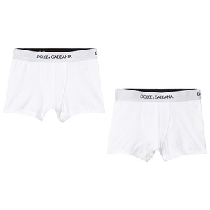 Dolce & Gabbana 2-Pack Logo Boxershorts Vita 5 years