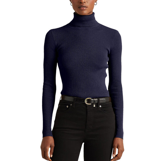Ribbed Turtleneck Sweater