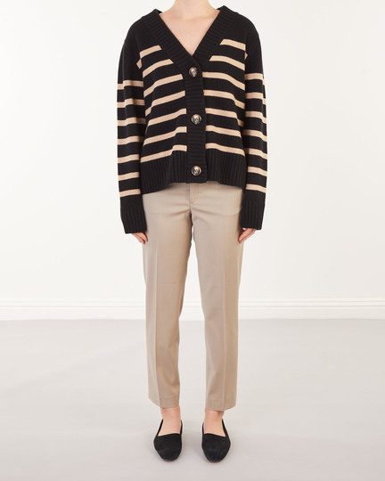 Filippa K Byxa Emma Cropped Cool Wool Desert 32