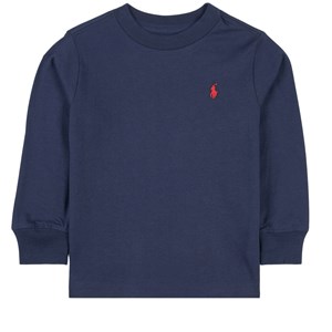 Ralph Lauren Logo Long Sleeve Tee Tröja Marinblå L (14-16 år)